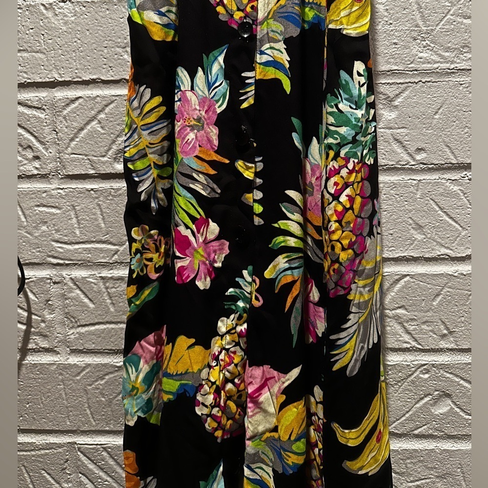 New Le Superbe Mai Tai Might I Dress in Black Tropi Cali Size 0 - Picture 7 of 13